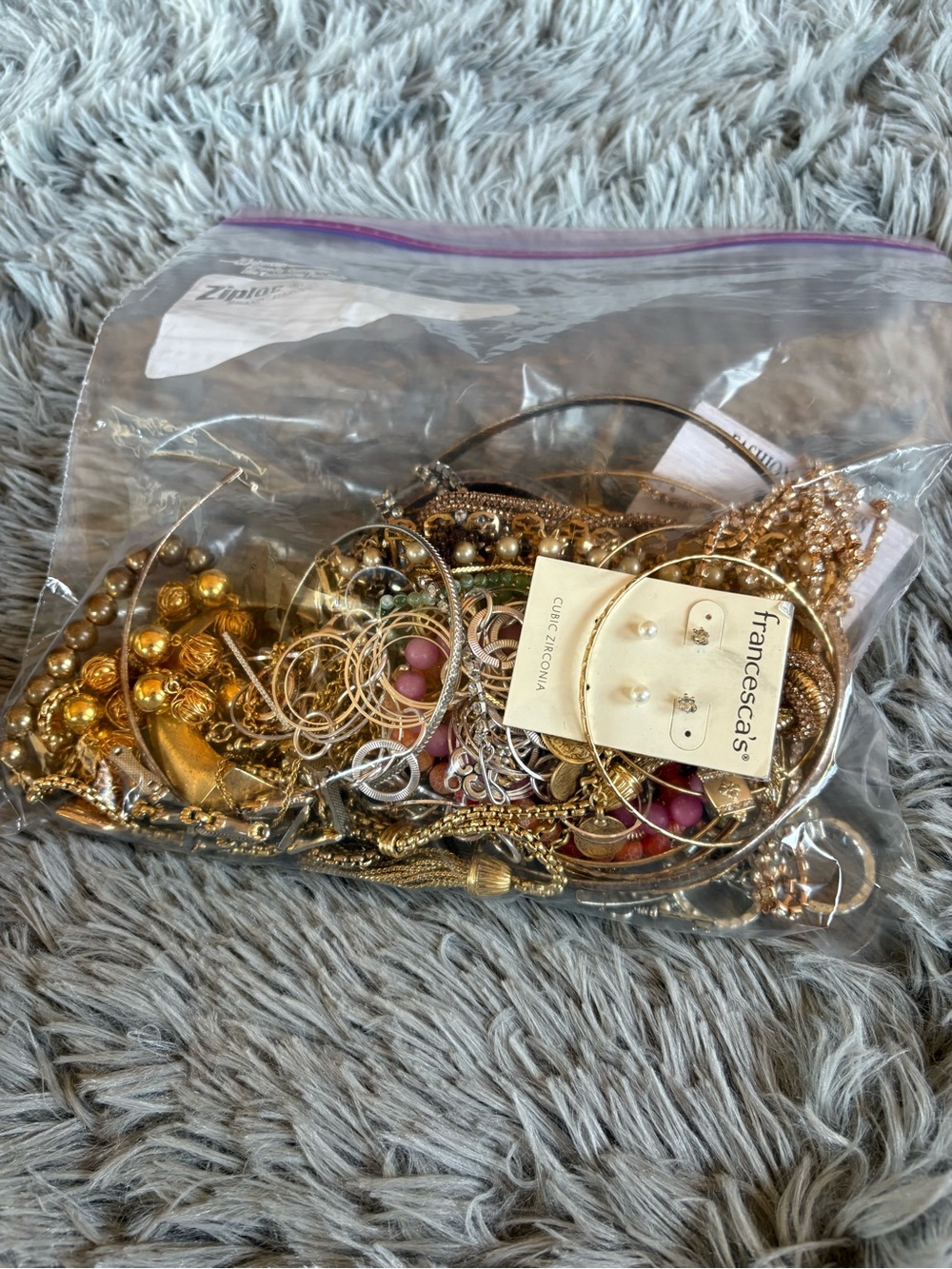 Mixed Gold-Tone and Silver-Tone Fashion Jewelry Lot